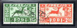 Delcampe - 1936 Egeo Espressi N. 1/2 Serie Usata - Ägäis
