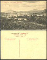Delcampe - Ceylon Old Postcard Nuwara Eliya From Ramboda Pass, Hills, Panorama General View - Sri Lanka (Ceylon)