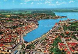 Delcampe - FLENSBURG  Flensborg Schleswig-Holstein Foerdeblick Fliegeraufnahme - Flensburg