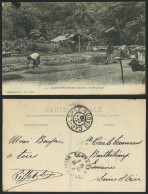 Delcampe - Gabon 1909 Old Postcard Lastoursville Haut-Ogooue Jardin Potager Garden Gardener - Gabon