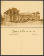 Delcampe - Senegal Old Postcard La Gare De Dakar Train Railway Station Horse Cart Clock L.L - Non Classés