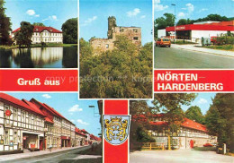 Delcampe - Noerten-Hardenberg Teilansichten Burgruine Hauptstrasse - Nörten-Hardenberg