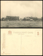 Delcampe - IRAQ Old Tuck's Postcard BASRA Engineer Field Park Boats Harbour Quay & Panorama - Irak