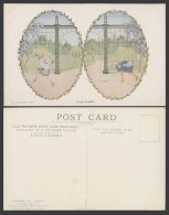 Delcampe - H. Willebeek Le Mair Nursery Rhymes 1920's Old Postcard Lucy Locket, Little Girl - Non Classés