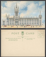 Delcampe - Marischal College School Aberdeen Aberdeenshire Old Colour ART Postcard Scotland - Non Classés
