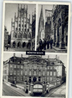 Delcampe - Muenster Westfalen Muenster Lamberti Kirche Erbdrostenhof - Münster