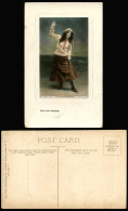 Delcampe - Edwardian Actress Miss Alice Crawford Old Colour Postcard Philco Dover St Studio - Acteurs