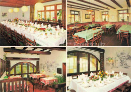Delcampe - Kandern Baden BW Historisches Gasthaus Zur Weserei Gastraeume Festtafel - Kandern