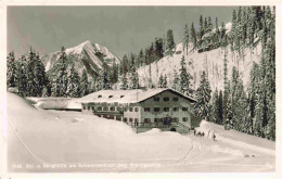 Delcampe - Schwarzenkopfhuette 1336m Schliersee Bayern Brecherspitz Skihuette Winterlandsch - Schliersee