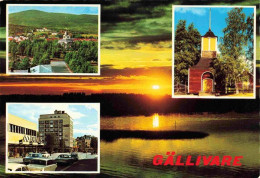 Delcampe - Gaellivare Sweden Panorama Stadtmotiv Kirche - Schweden