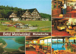 Delcampe - Bleiwaesche Hotel Waldwinkel Rezeption Gastraeume Hallenbad Fliegeraufnahme - Bad Wünnenberg