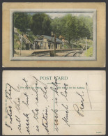 Delcampe - Australia Old Postcard Spring Bluff Creek Railway Station, Toowoomba, Queensland - Autres & Non Classés