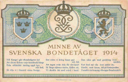 Delcampe - Adel Schweden Sweden Minne AV Svenska Bondetaget - Königshäuser