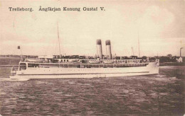 Delcampe - Schiffe Ships Navires Trelleborg Angfaerjan Konung Gustaf V. - Autres & Non Classés