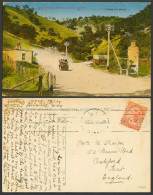Delcampe - South Australia Q.V. 1d 1911 Old Postcard Adelaide Glen Osmond Vintage Motor Car - Autres & Non Classés