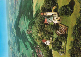 Delcampe - Schwaebisch Gmuend BW Wallfahrtskirche Hohenrechberg Mit Hohenstaufen Fliegerauf - Schwäbisch Gmünd