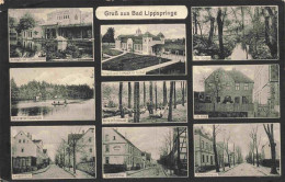 Delcampe - BAD LIPPSPRINGE Teilansichten Kurhaeuser Villa Strassenpartien Schwanenteich - Bad Lippspringe