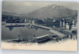 Delcampe - 6000 Luzern Lucerne - Bahnhof, Brücke, Pilatus - 50522129 - Luzern