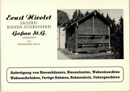 Delcampe - 9200 Gossau SG Foto AK Fabrik E. Nicolet Sägerei - 10686714 - Gossau