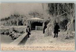 Delcampe - 1200 Genève Genf 1905 - Bise Glaciale Parc Mon Repos Eis Winter Schnee E... - 10587765 - Genève