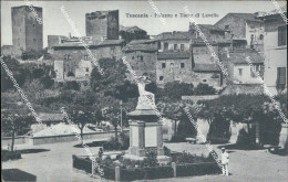 Delcampe - Bg253 Cartolina Tuscania Palazzo E Torre Di Lavello 1938 Provincia Di Viterbo - Viterbo