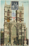 Delcampe - New Zealand 1953 Coronation 8d Westminster Abbey Maximum Card Maxicard (Trple) - Neuseeland
