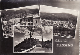 Delcampe - # CASSINO:  SALUTI DA ... 1954 - Frosinone