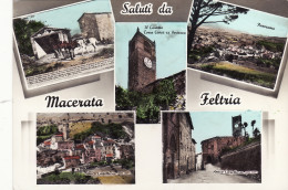 Delcampe - # MACERATA FELTRIA: SALUTI DA... 1960 - Macerata