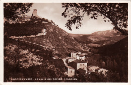 Delcampe - # NOCERA UMBRA: LA VALLE DEL TOPINO- PANORAMA 1941 - Perugia