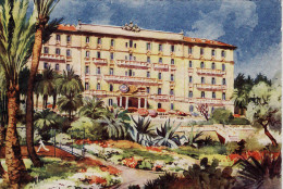 Delcampe - # SAN REMO: GRAND' ALBERGO   DEGLI INGLESI - Disegnata - Imperia