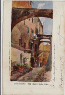Delcampe - # SAN REMO: VIA GIUOCO DELLA PALLA 1902 - Imperia