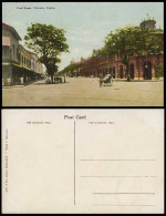 Delcampe - Ceylon Old Colour Postcard YORK STREET Colombo Rickshaw Coolie Street Scene - Sri Lanka (Ceylon)