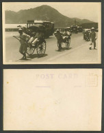 Delcampe - Kuala Lumpur, Rickshaw K.L. Street Scene, Vintage Buses Old Real Photo Postcard - Malesia