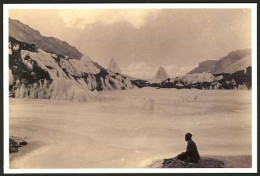 Delcampe - Tibet Mt EVEREST Expedition 1924 Postcard Rongbuk Glacier Ice Corridor Pinnacles - China