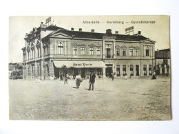 Delcampe - Romania-Alba Iulia:Hotel Dacia C.pos.voyage 1922/Dacia Hotel 1922 Mailed Postcard See Pictures - Rumänien
