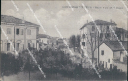 Delcampe - Bg316 Cartolina Cervignano Del Friuli Piazza E Via XXIV Maggio Udine - Udine