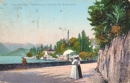 Delcampe - Da255 Cartolina Lago Di Como Tremezzo Con Le Punte Del Balbianello - Como