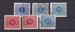 Delcampe - SA22d Czechoslovakia 1928 Postage Due Used Stamps - Autres & Non Classés