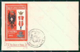 Delcampe - Militari Reggimentale XXIV Reggimento Cavalleggeri Di Vicenza Cartolina MT8174 - Regimente