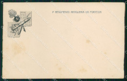 Delcampe - Militari 1° Reggimento Artiglieria Da Fortezza Cartolina XB6665 - Regimente