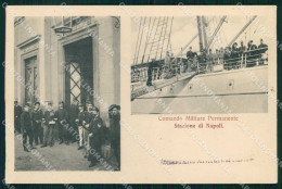 Delcampe - Napoli Città Comando Militare Permanente Nave Ragozino Cartolina MX6484 - Napoli (Neapel)