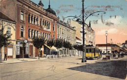 Delcampe - Serbia Beograd Belgrad Tram Shops Clock 1923 Vintage Postcard - Serbien