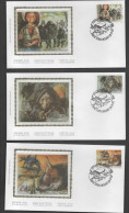 Delcampe - FDC Zijde : Nr 2465/67 Stempel: 6042 Lodelinsart - 1991-2000