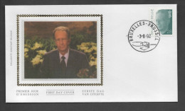 Delcampe - FDC Zijde : Nr 2473 Stempel: Bruxelles - Brussel - 1991-2000