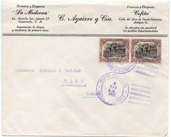 Delcampe - GUATEMALA 1921 - Cover From Guatemala City To Bale, Switzerland - Guatemala