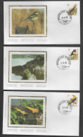 Delcampe - FDC Zijde : Nr 2474/76 Stempel: Bruxelles - Brussel - 1991-2000