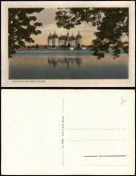 Delcampe - Ansichtskarte Moritzburg Kgl. Jagdschloss Mit Blättern 1927 - Moritzburg