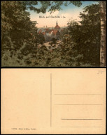 Delcampe - Ansichtskarte Rochlitz Blick Durch Das Baumlaub Auf Die Stadt 1912 - Rochlitz