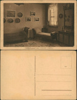 Delcampe - Ansichtskarte Tiefurt-Weimar Schlafzimmer Im Tiefurter Schloss. 1926 - Weimar