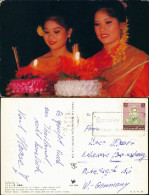 Delcampe - .Thailand ประเทศไทย Loy Krathong Festival Of Lights Schöne Frauen 1978 - Thaïland